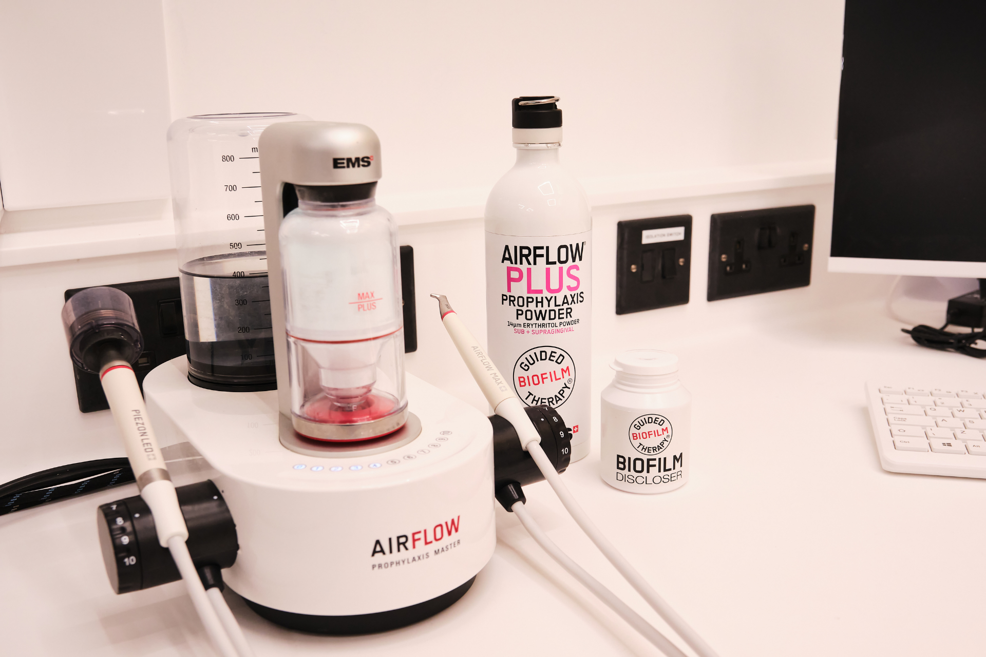 AirFlow EMS Guided Biofilm Therapy in a modern dental room