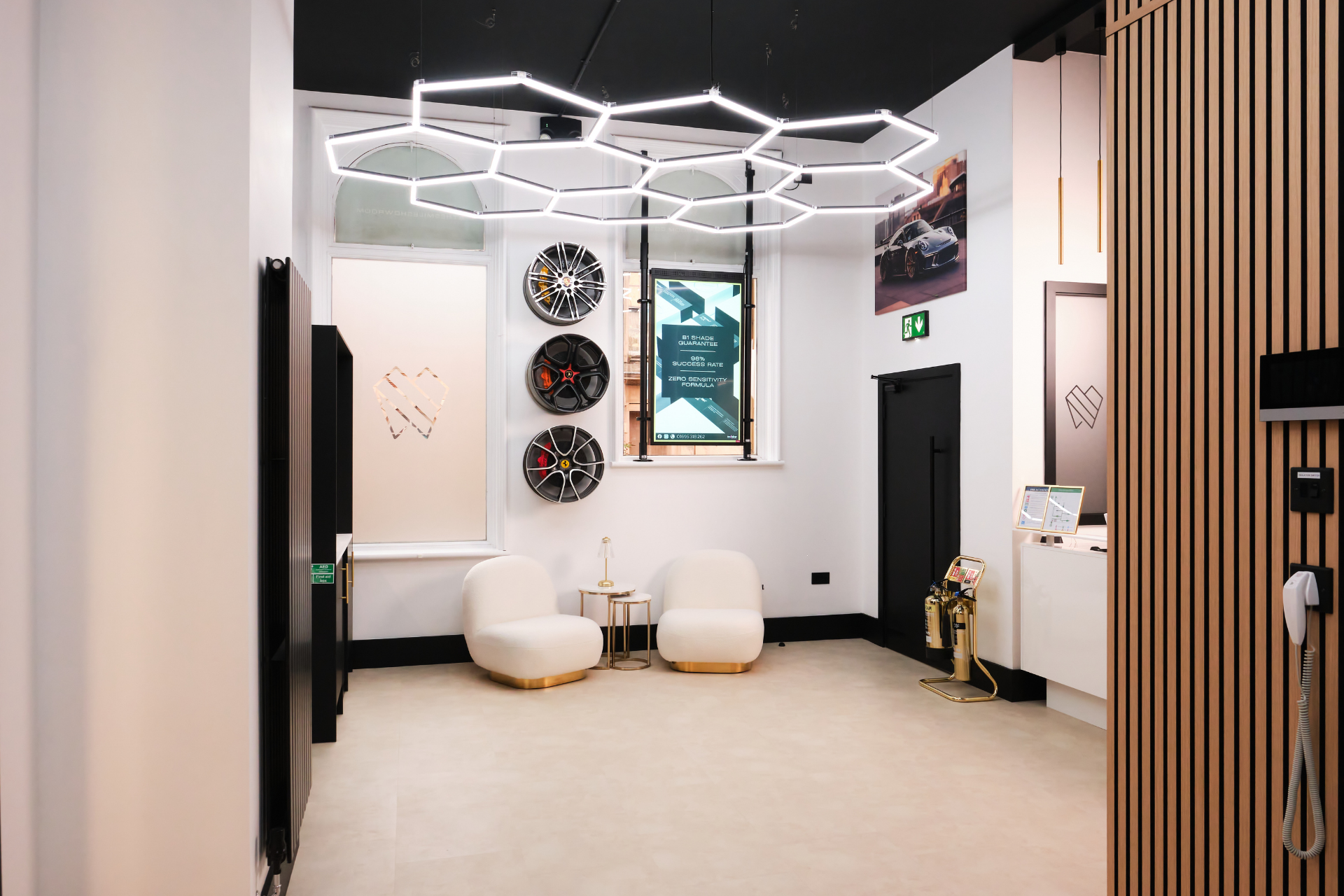 Inside our supercar-inspired showroom